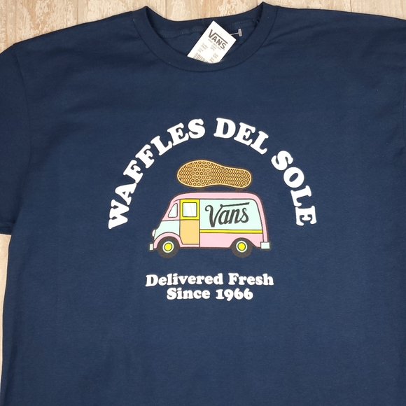 Vans Waffles del Sole Tee Navy - Picture 3 of 5